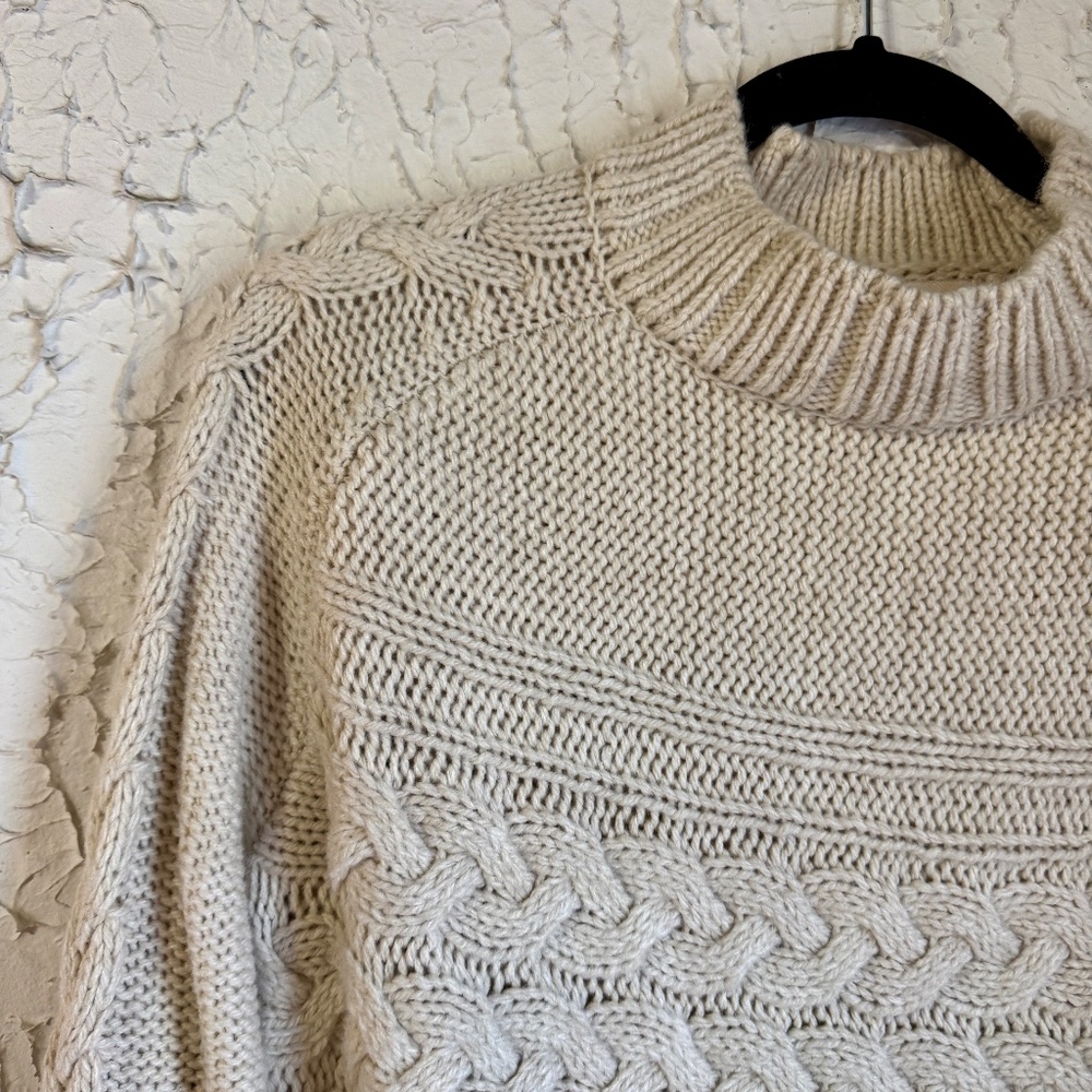 St. John's Bay Classic Women's Cable Knit Sweater - Picture 2 of 7
